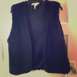 BCBG FUR VEST